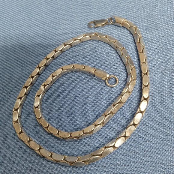 Unisex .925 Sterling Silver 18.25" x 3/16" SNAKE CHAIN NECKLACE 49 Grams 6583 - Picture 1 of 11